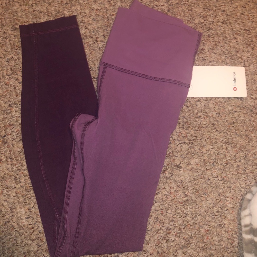Lulu lemon purple ombré aligns